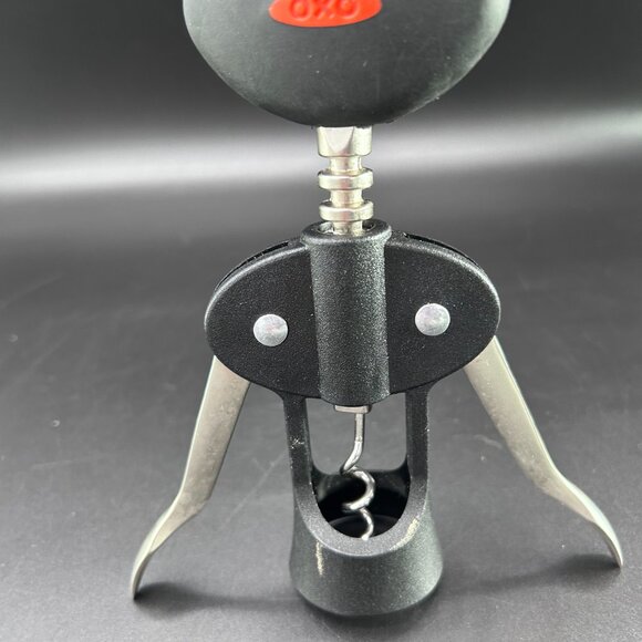 OXO Wine Opener Key Winged Corkscrew Bottle Opener Bartender Barware Tool Black - Picture 6 of 7